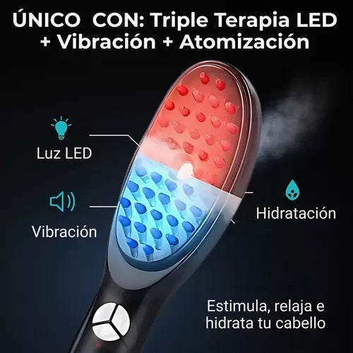 Cepillo Terapia Crecimiento y AntiCaída Capilar  Pro