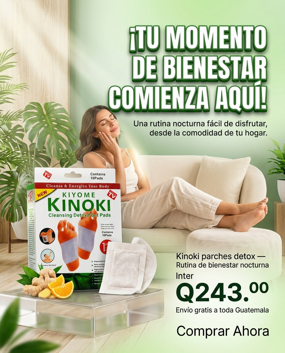 Parches Detox para Pies Kinoki