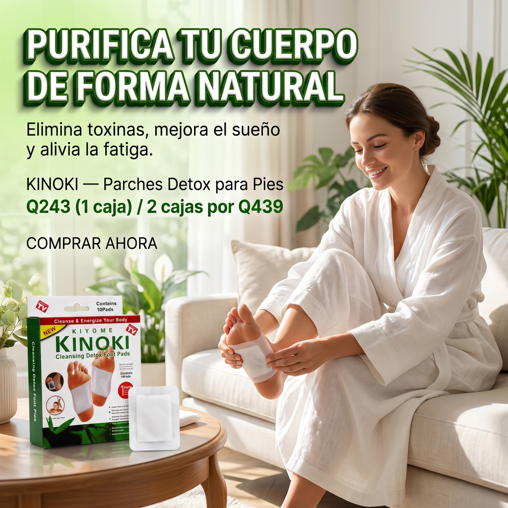 Parches Detox para Pies Kinoki