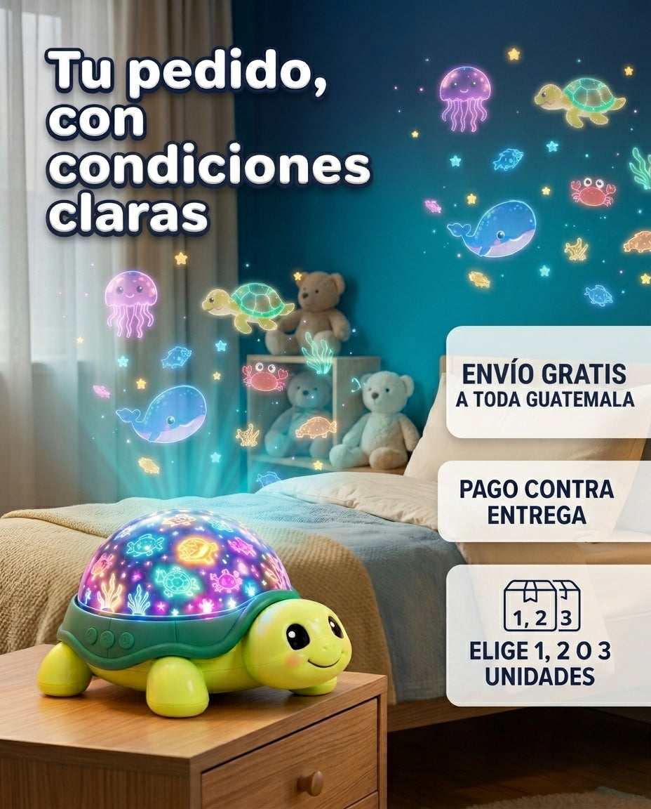 Proyector de Tortuga 360°