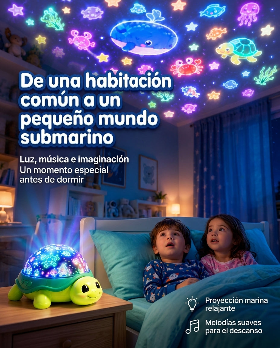 Proyector de Tortuga 360°