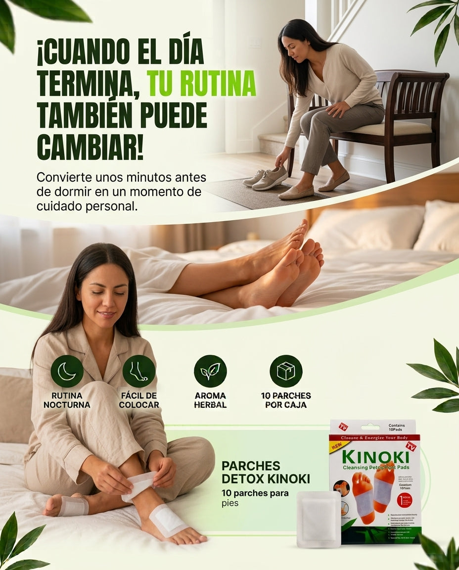 Parches Detox para Pies Kinoki
