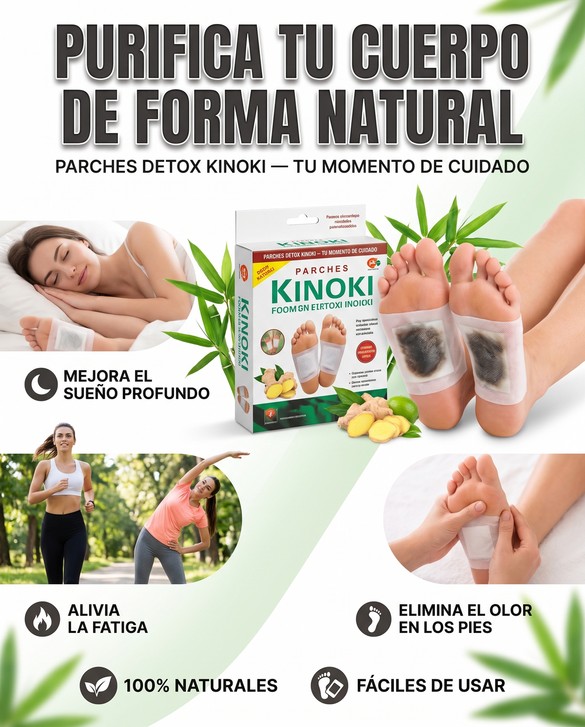 Parches Detox para Pies Kinoki