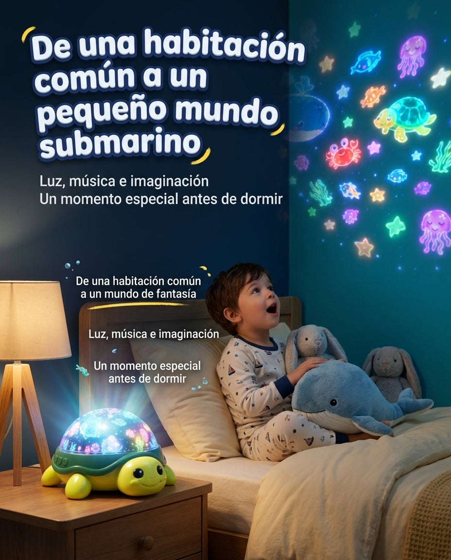 Proyector de Tortuga 360°