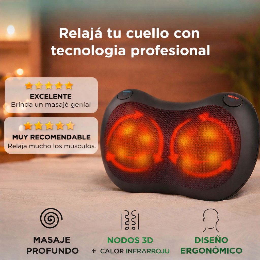 Masajeador Cervical Shiatsu