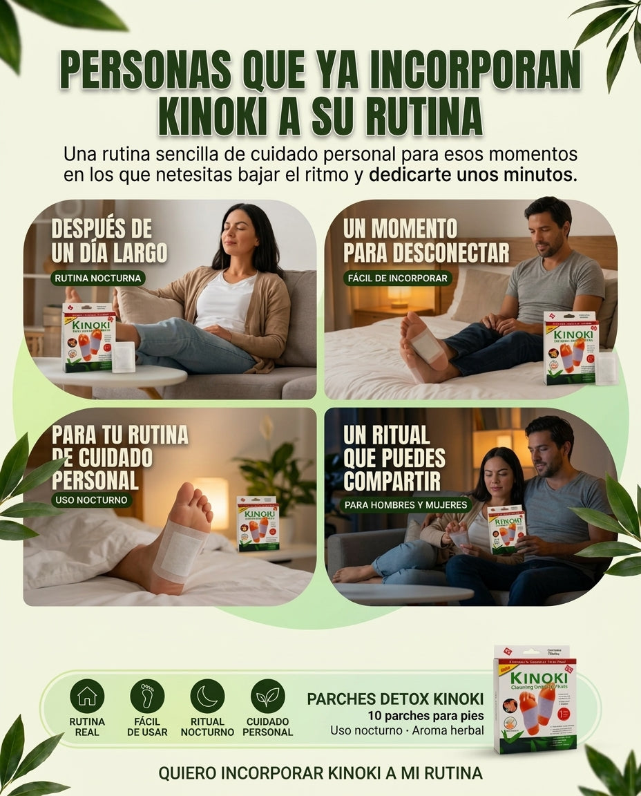 Parches Detox para Pies Kinoki