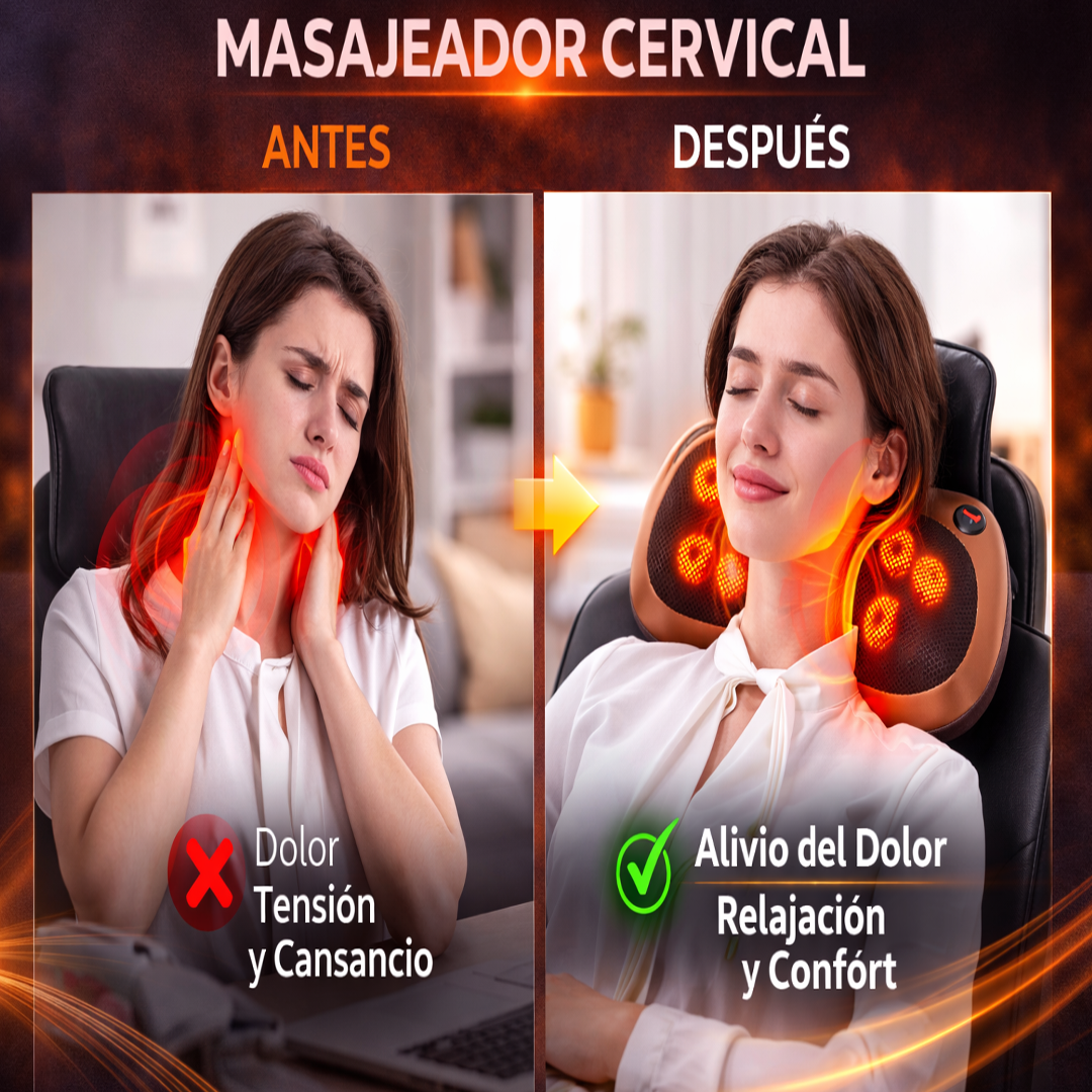 Masajeador Cervical Shiatsu