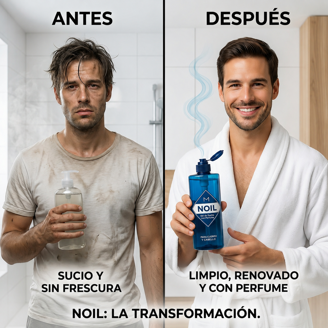 NOIL - Gel de ducha con perfume de larga duración